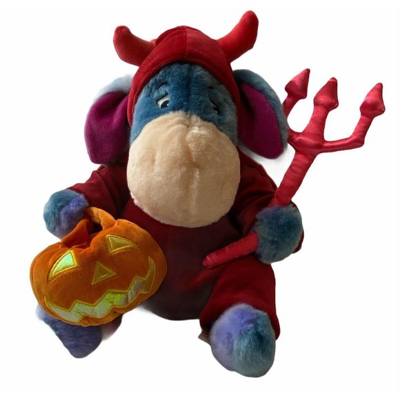 The Disney Store Other - Disney Store Eeyore in Devil Halloween Costume 10"
